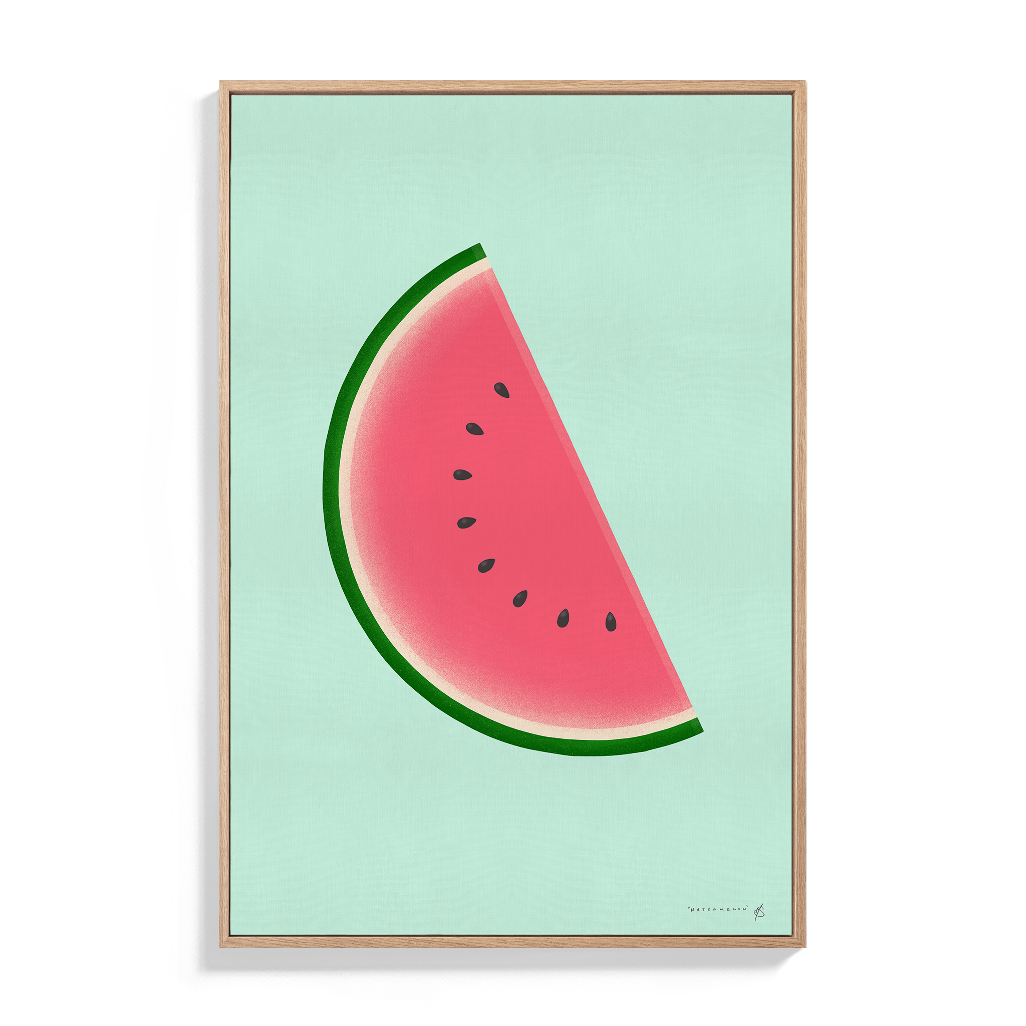 Watermelon Face - Art Print (8x10) – LoveLight Paper