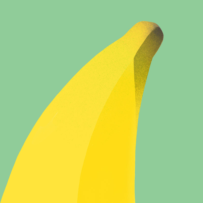 Suhm art print food fruit banana minimalist illustration