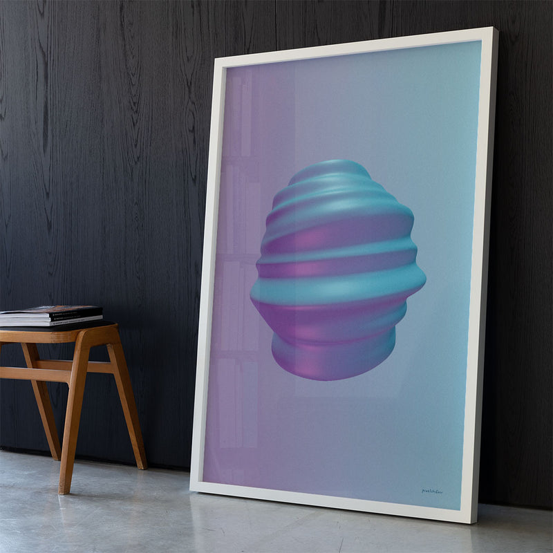 Scott Ritchie Australian artist wall art minimalist simple futuristic Soft Serve