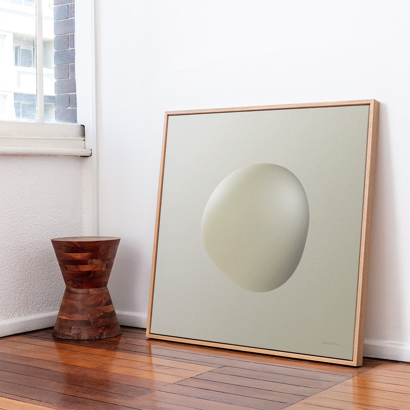 Scott Ritchie Australian artist wall art minimalist simple futuristic Egg