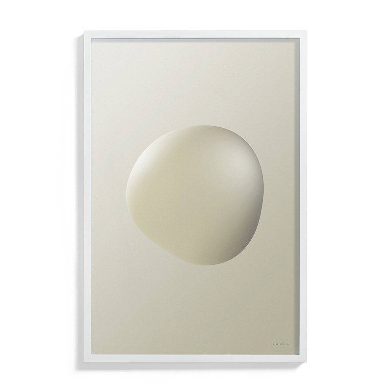 Scott Ritchie Australian artist wall art minimalist simple futuristic Egg