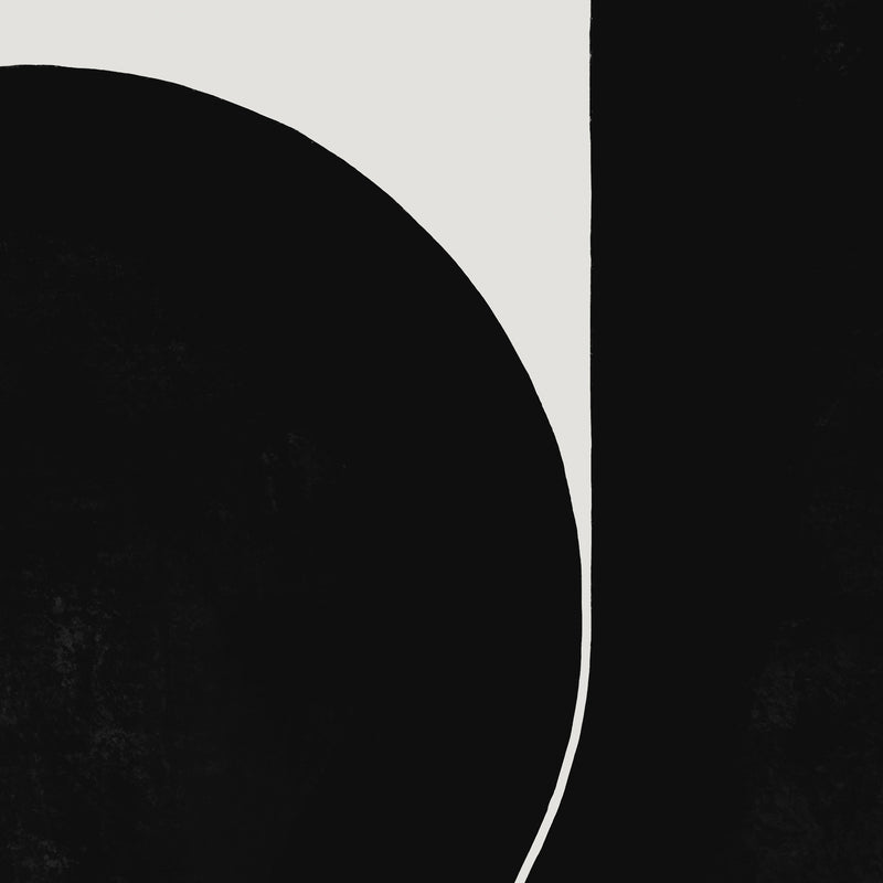 Suhm art print alphabet J black minimalist